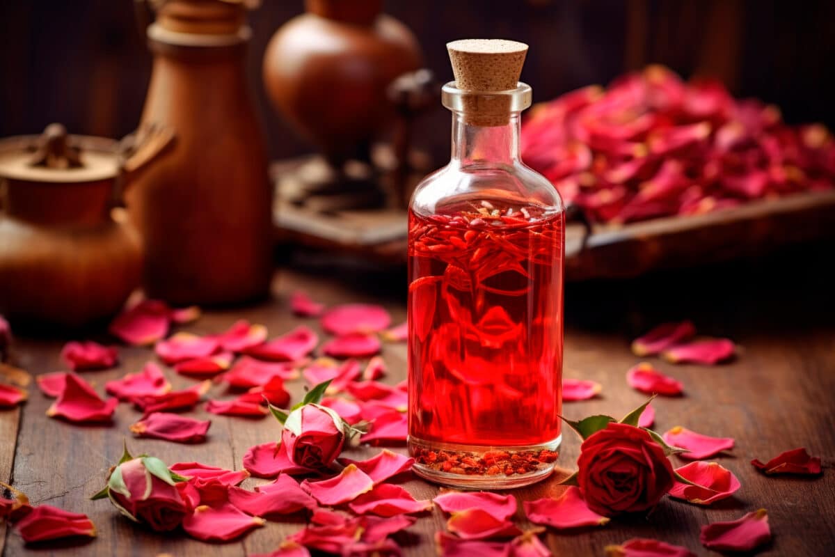 różane perfumy